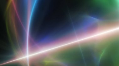 background neon line wave 3d rendering illustration