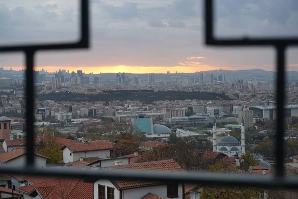 Widok Miasto Ankara Ankara Sehir Goruntusu — Zdjęcie stockowe