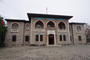 Birinci Meclis ya da Birinci Meclis. Türkiye 'nin Ulus Ankara' daki ilk binasının Büyük Millet Meclisi. 23 Nisan veya 23 Nisan arkaplanı. Ankara Türkiye 