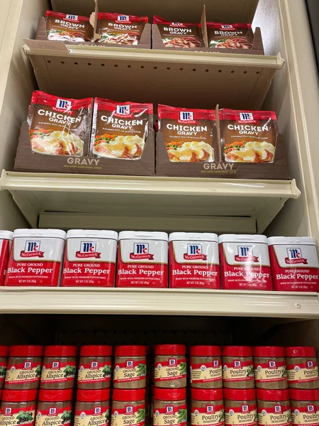 Grovetown Usa Grocery Store Holidays Merchandise Mccormick Spices — Stockfoto