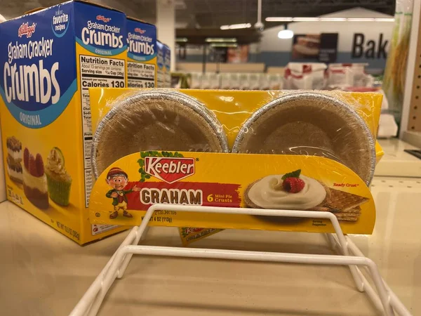 Grovetown Usa Grocery Store Holidays Merchandise Keebler Mini Pie Crusts — Stockfoto