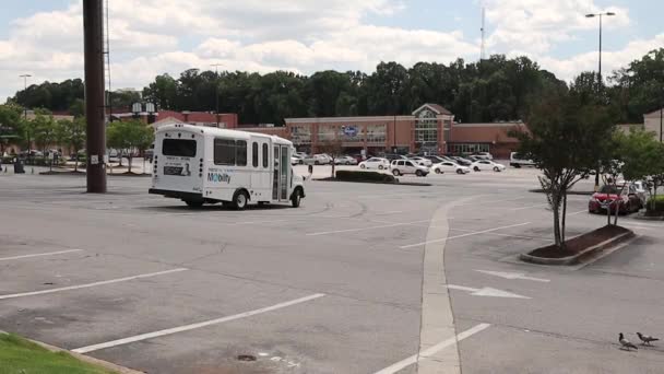 Buckhead Usa Kroger Supermercado Estacionamiento Centro Comercial Día Después Disturbios — Vídeo de stock