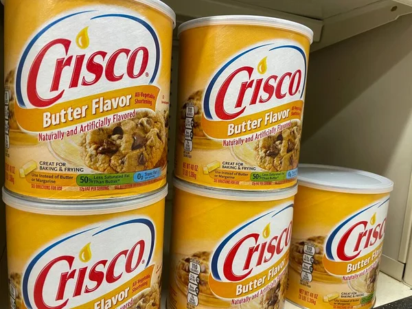 Grovetown, Ga USA - 11 02 22: Market Crisco tereyağı sıkıntısı