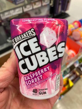 Grovetown, Ga USA - 01 06 23: grocery store Icebreakers ice cube gum