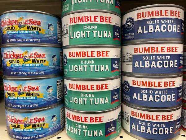 Grovetown Usa Negozio Alimentari Bumble Bee Can Tuna — Foto Stock