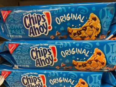 Grovetown, Ga USA - 03 10 10 23: Market nabisco Chips Ahoy kurabiyeleri
