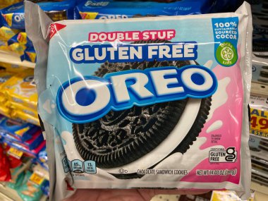 Grovetown, Ga USA - 03 10 10 23: Market Oreo kurabiyeleri iki katı glütensiz