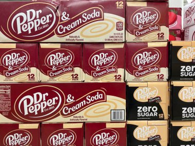 Grovetown, Ga USA - 03 10 10 23: Market Dr Pepper kremalı soda
