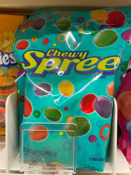 Grovetown Usa Grocery Store Candy Spree Chewy Bag — Stock Photo, Image