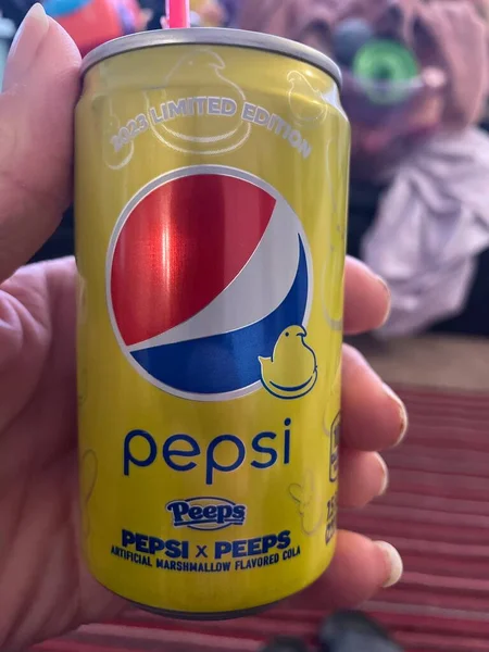 Grovetown Usa Élelmiszerbolt Pepsi Húsvéti Kukkolók Ízesített Szóda Mini Doboz — Stock Fotó