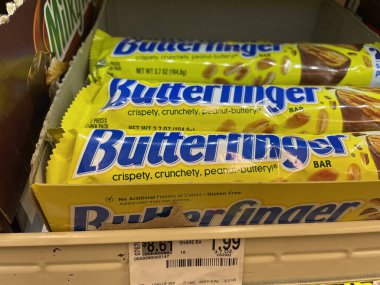 Grovetown, Ga USA - 03: 12 23: Market Butterfinger şekerleme