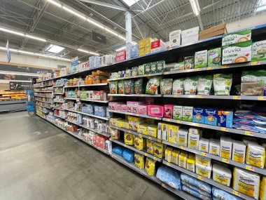 Augusta, Ga USA - 09 01: 22: Walmart 'ın iç fırın bölümü