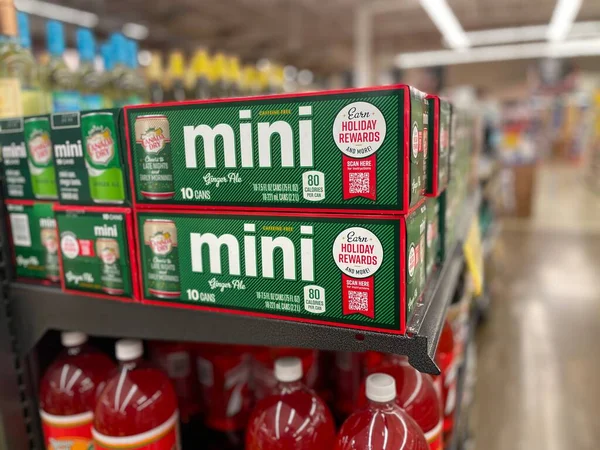 Grovetown Usa Grocery Store Soda Canada Dry Pack Minis — 스톡 사진