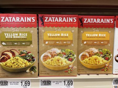 Grovetown, Ga USA - 1102 22: Market Zatarains pirinç çeşidi ve fiyatları
