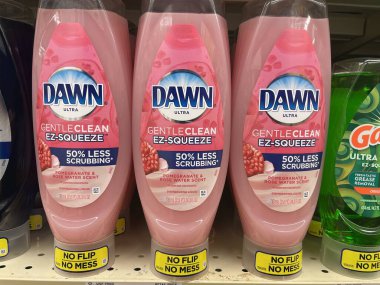 Grovetown, Ga USA - 04: 23 23: Food Lion market Dawn yeni bulaşık deterjanı