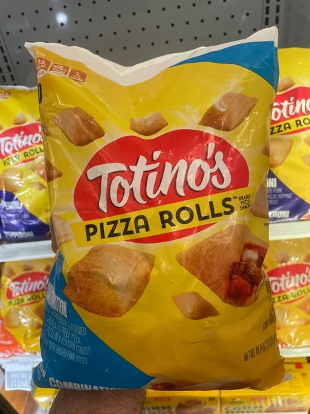 Usa Grovetown Food Lion Store Totinos Ppizza Rolls Large Size — 图库照片