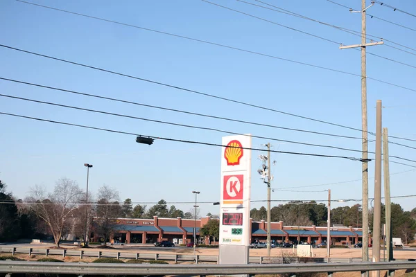 stock image Martinez, Ga USA - 03 12 21: Circle K gas station distant view