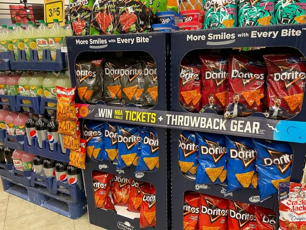 Grovetown, Ga USA - 03: 23 23: Food Lion market Doritos