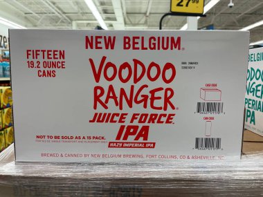 Grovetown, Ga USA - 119 19 22: Food Lion Market Tatil Voodoo Ranger IPA birası