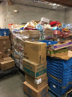 Grovetown, Ga USA - 1229 20: Food Lion market iç paletleri