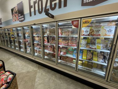 Grovetown, Ga USA - 120 22: Food Lion Market Donmuş Gıda