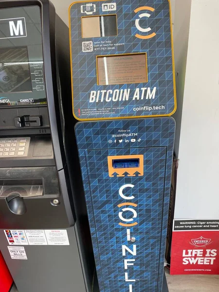 Grovetown Usa Bitcoin Atm Makinesi — Stok fotoğraf