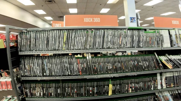 Augusta Usa Second Charles Retail Book Store Interior Xbox 360 — Foto de Stock