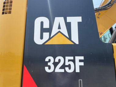 Blythe, Ga USA - 06: 18 23: Yol çalışması ağır makineler, toprak taşıyıcı yol yapımı Hwy 88