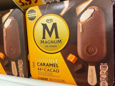 Grovetown, Ga USA - 05: 20 22: Market Gıda Aslanı Magnum dondurması