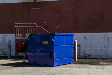 Augusta, Ga USA - 03 04: 21: Best Buy perakende mağazasının arka çöplüğü