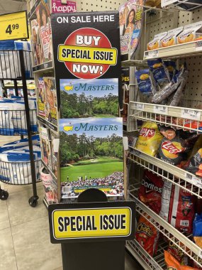 Grovetown, Ga USA - 04 23 22: Food Lion market Masters golf dergisi 2022