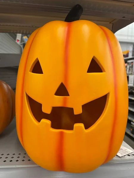 Grovetown Usa Walmart Vähittäiskaupan Suuhygienia Halloween Jakso Kurpitsa Koriste — kuvapankkivalokuva
