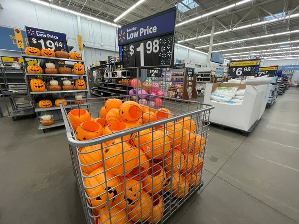 Grovetown Usa Walmart Retail Store Oral Care Halloween Section Bin — Stock Photo, Image