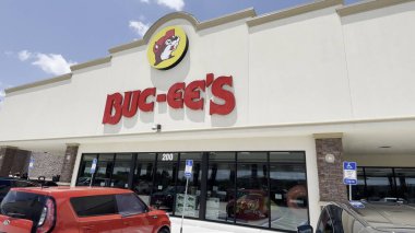 Jacksonville, Fla USA - 08 09: 23: Buc-ee 'nin mağaza dışı perakende mağazası fgront