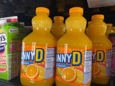 Grovetown, Ga USA - 09: 30 23: Walmart Marketi Sunny Delight içeceği