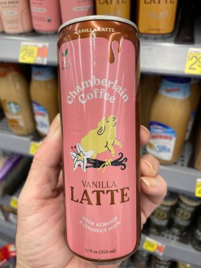 Grovetown, Ga USA - 08 06 06 23: Walmart market Chamberlain Coffee Vanilla Latte