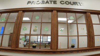 Burke County, Ga USA - 03 16 23: Burke County Adliyesi İçişleri Bakanlığı Vasiyet Duvarı