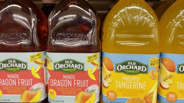 Grovetown, Ga USA - 02 01: 22: Food Lion Market Eski meyve suyu çeşidi