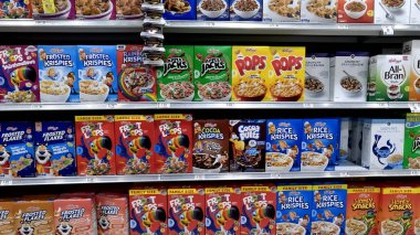 Lakeland, Fla USA - 12: 15 23: Mısır gevrekleri gevrekten patlamış mısır