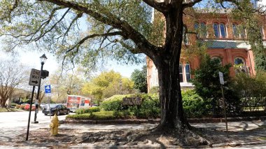 Augusta, Ga USA - 03 07: 22: Georgia şehir merkezi Kutsal Kalp Kültür Merkezi 13. Cadde