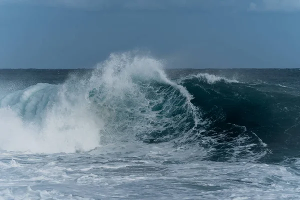 Close Strong Waves Telde Gran Canaria Canary Islands — Stok fotoğraf