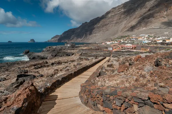 Coastal Path Las Puntas Frontera Hierro Island Canary Islands — Stock Photo, Image
