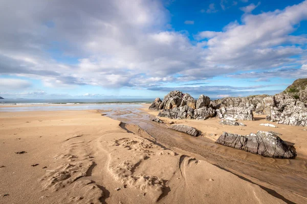 Paisaje Marino Playa Rocosa Malin Well Donegal Irlanda — Foto de Stock