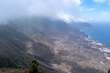 Manzara. Jinama manzaralı Frontera manzarası. El Hierro adası. Kanarya adaları. İspanya