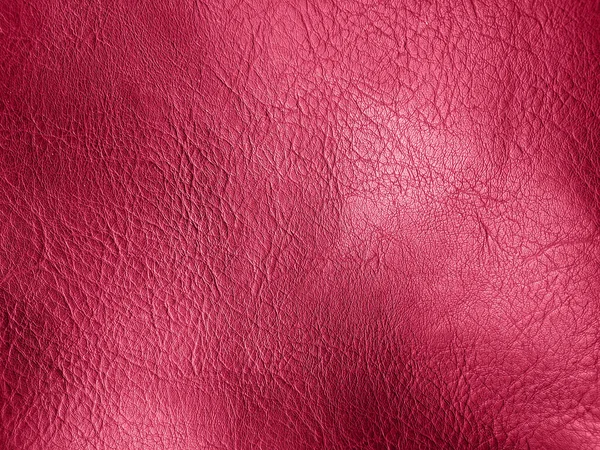 Viva Magenta Artificial Leather Texture Background Color Year 2023 — Stock Photo, Image