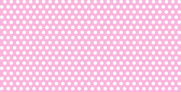 Пастельно Розовый Фон Безморским Рисунком Польки Векторная Иллюстрация — стоковый вектор