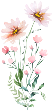 Renkli suluboya çiçekleri ve yapraklardan yapılmış bir buket. Kopya alanı, izole bir illüstrasyon. Yaz için çiçek çerçevesi, düğün kağıtları ve parti davetiyeleri.