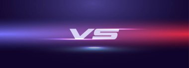 Karşıt vs ekran pankartı, arkaplan