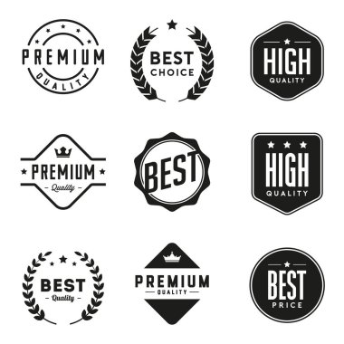 Retro Vintage Rozetleri ve Etiketleri