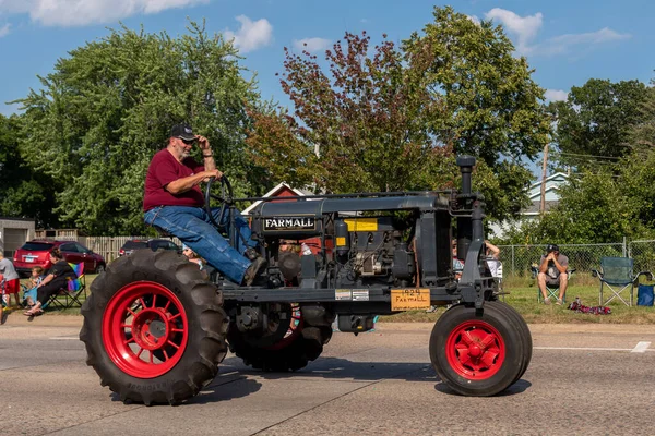 stock image Mora, Minnesota USA July 30, 2022  Parade in Mora, Minnesota for the Kanabec County Fair.